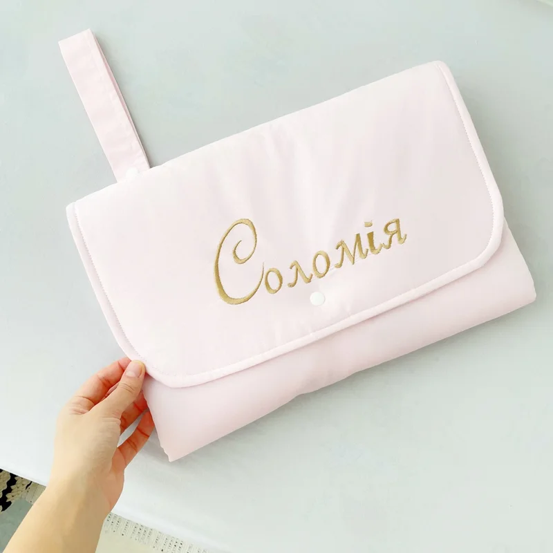 Baby changing pad for girl