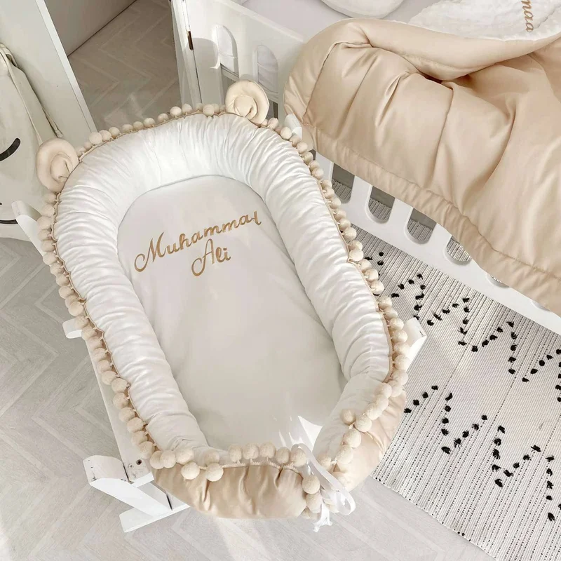 Baby nest "Blush bear"