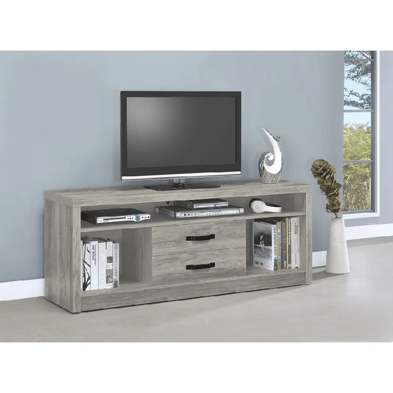 Burke 59" TV Stand - Grey Driftwood