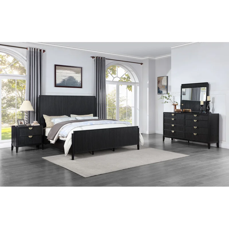 Brookmead 4-piece Queen Bedroom Set Black