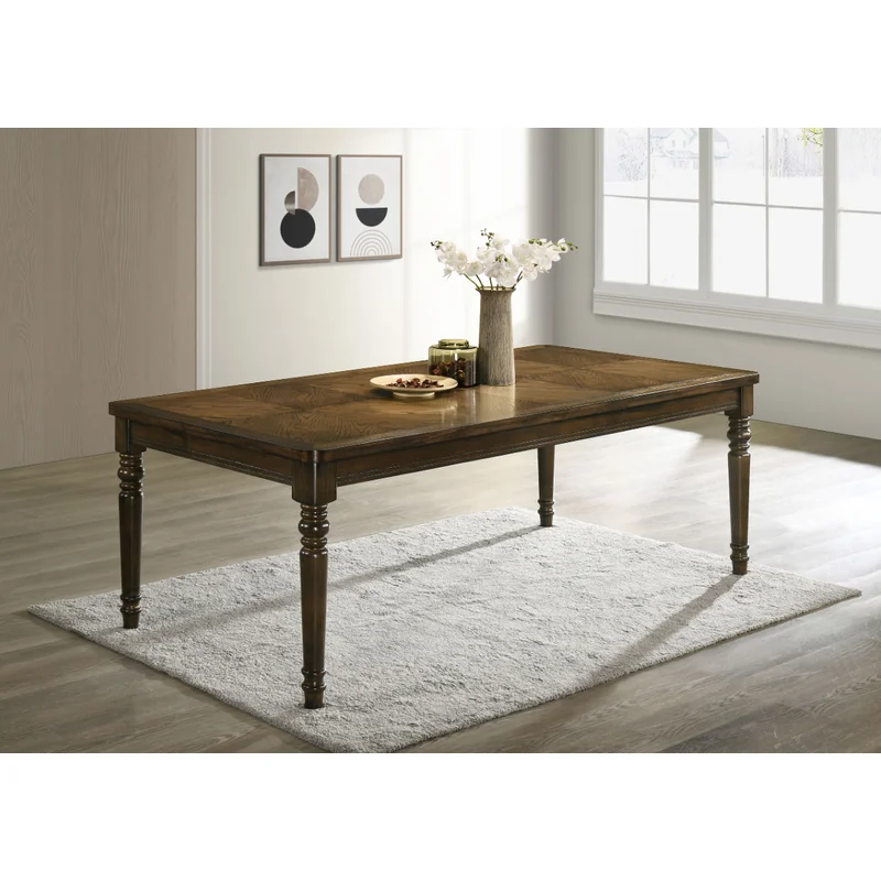 Willowbrook Rectangular Wood Dining Table Chestnut