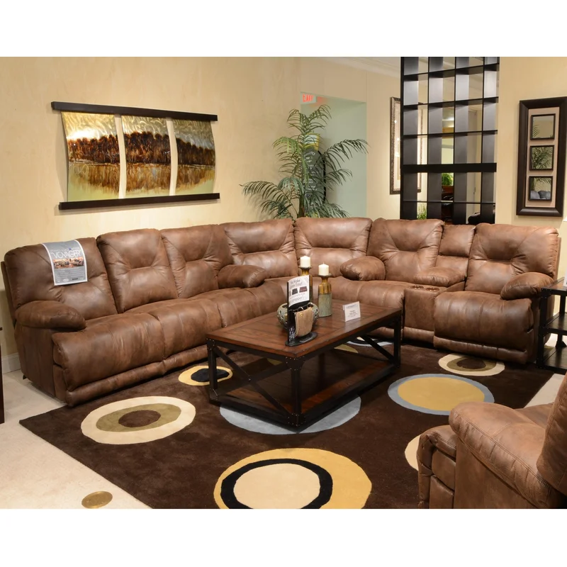 438 Voyager Elk Oversize Lay-Flat Sectional by Catnapper