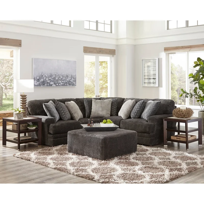 4376 Mammoth Smoke 2-Piece Sectional - Jackson Catnapper