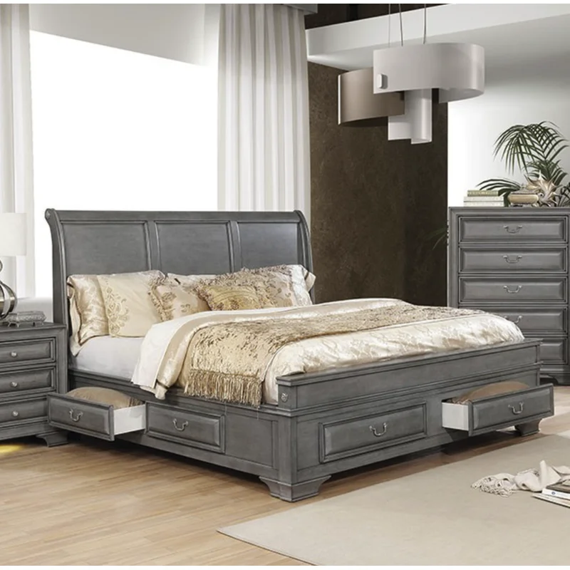 Brant Transitional Storage Bed with Cedar Lined Drawers
