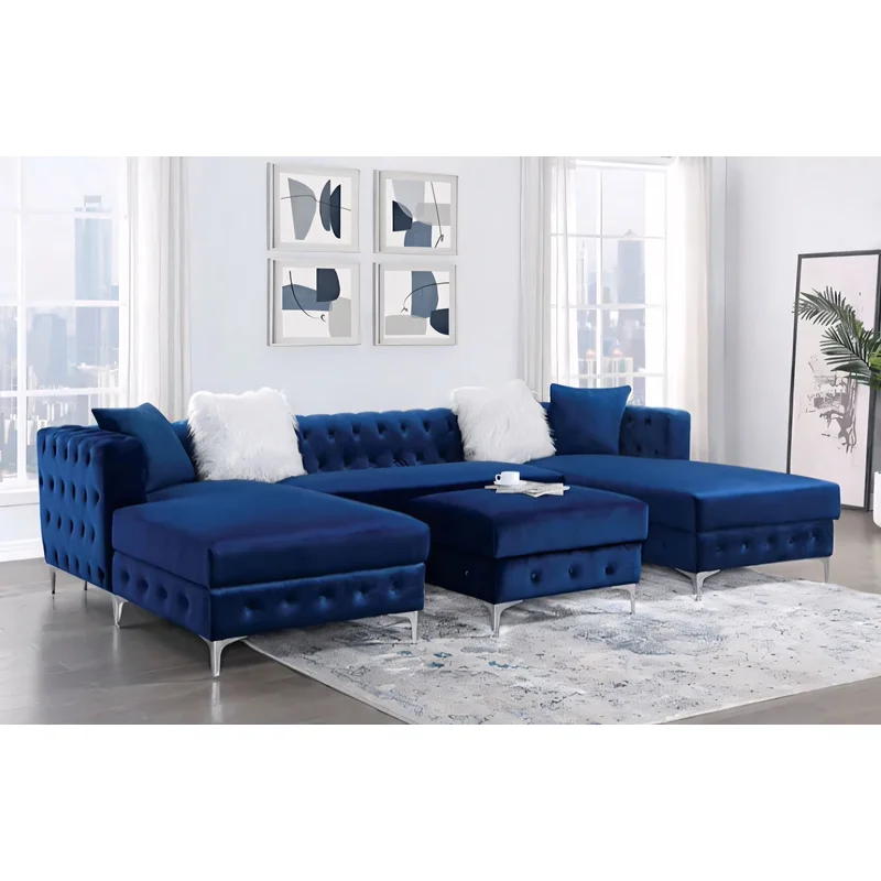 Ciabattoni Transitional Sectional in Navy