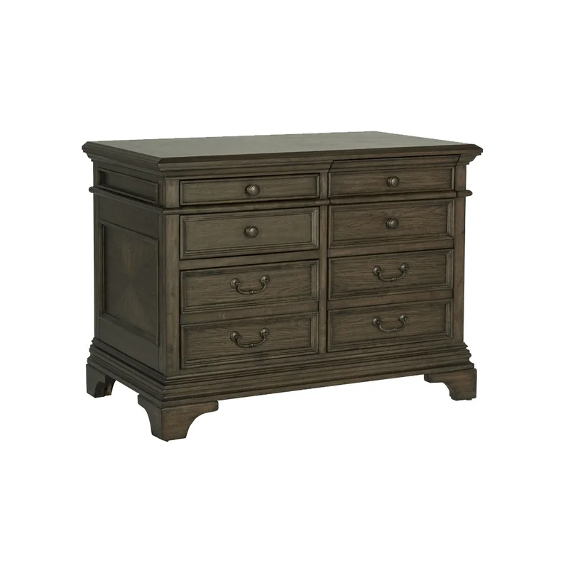 Hartshill 5-Drawer File Cabinet Burnished Oak