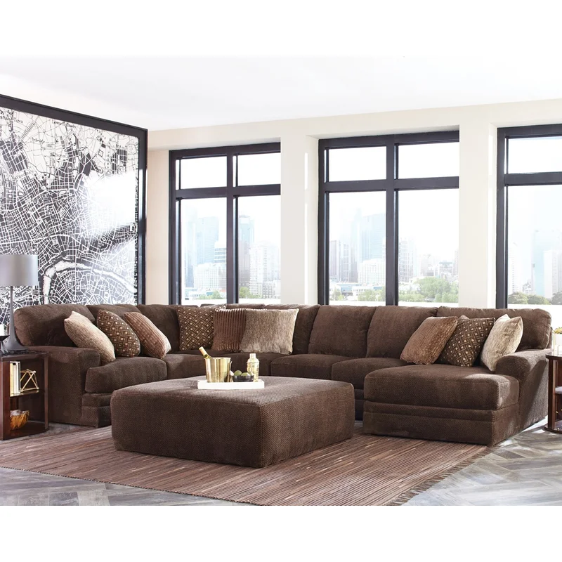 4376 Mammoth Oversize Upholstered Sectional by Jackson Catnapper