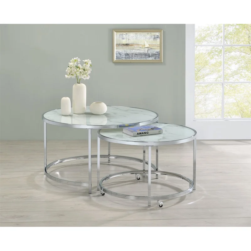 Reatta 2 pc Nesting Table Set