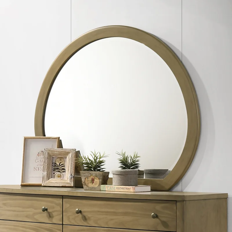 Granada 8Drawer Dresser Mirror Natural Pine