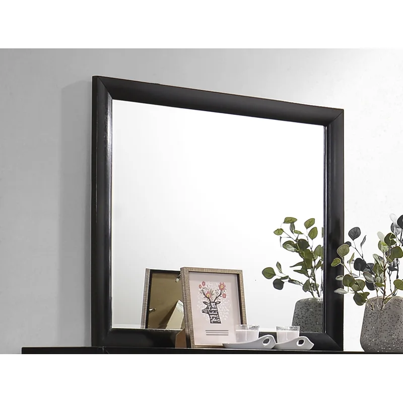 Briana Dresser Mirror Black Finish