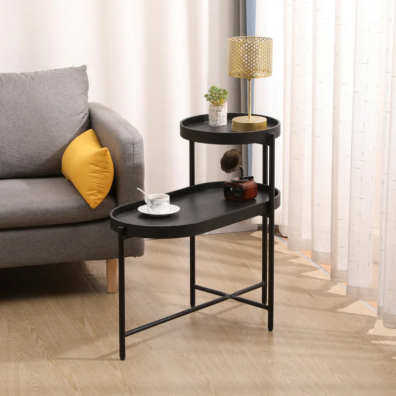 The Havenridge Black Metal Side Table