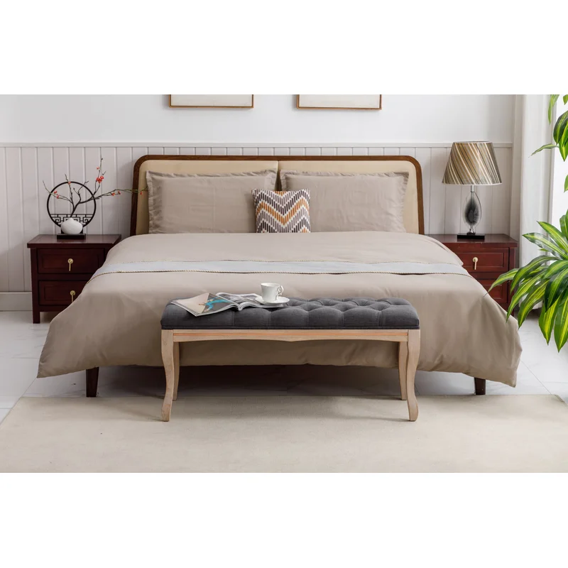 Wesley Tufted Entryway Bench