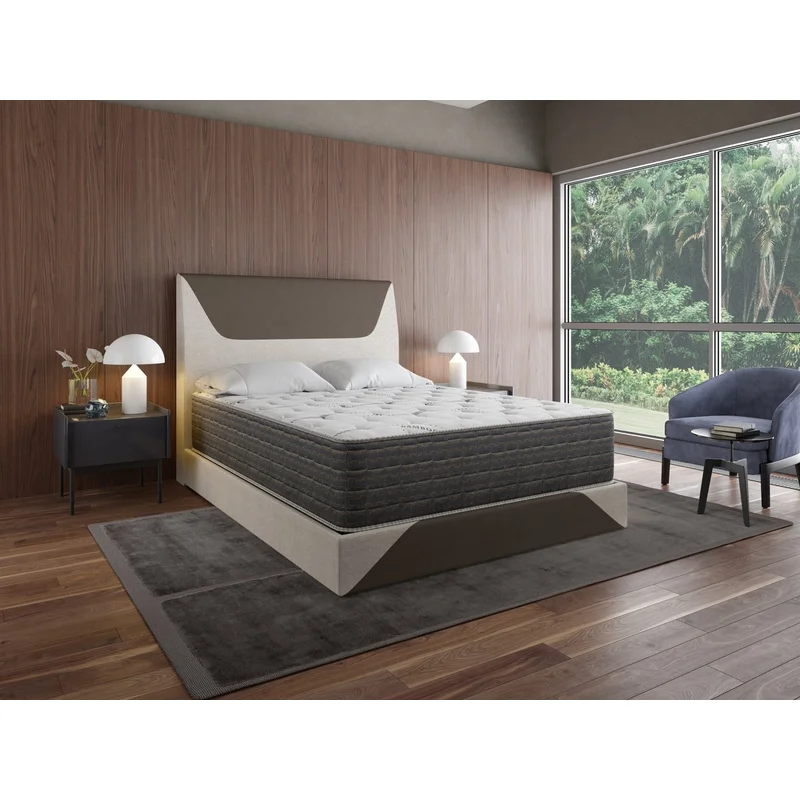 13.5" Dream Flex Two Sided Plush Twin XL Mattress - White+gray