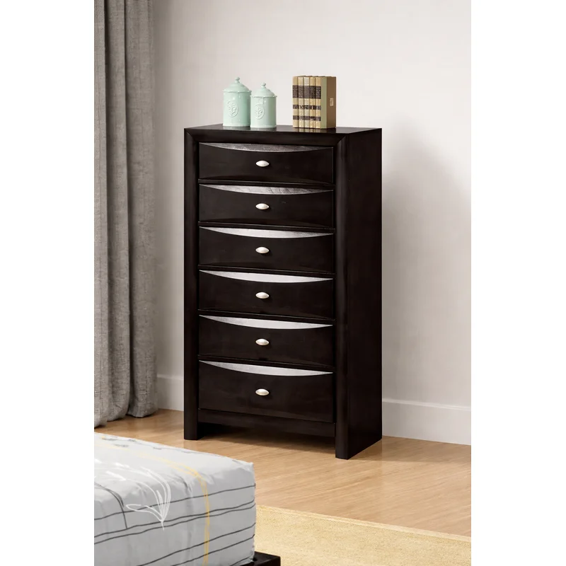 Zosimo Transitional Bedroom Chest - Black