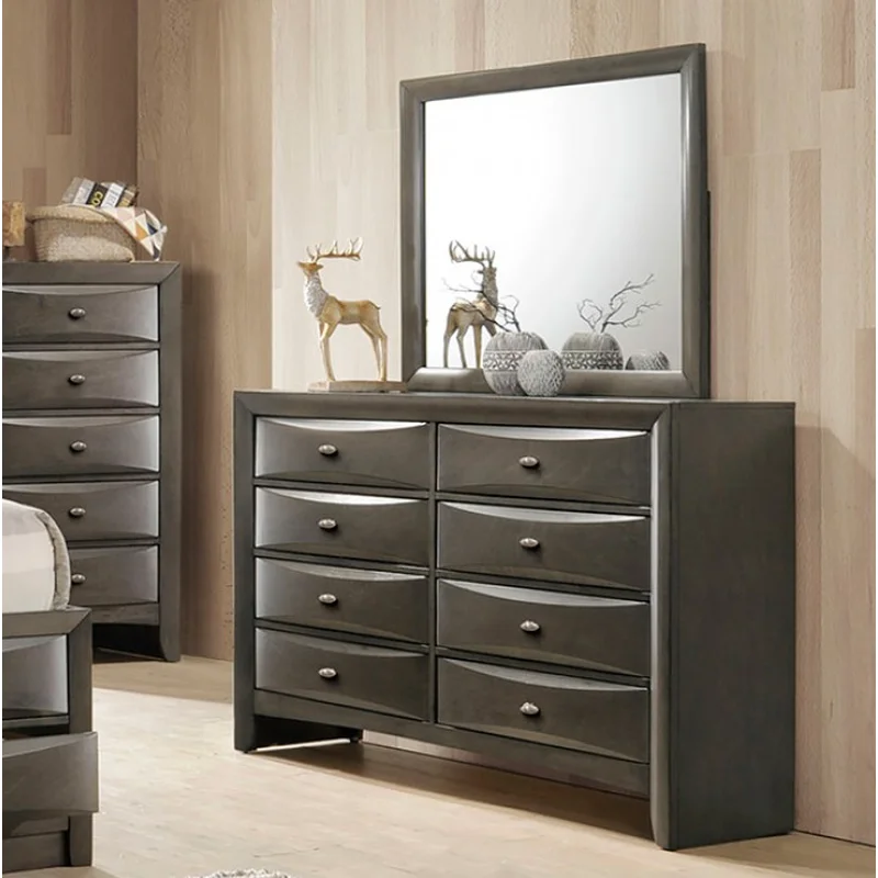 Zosimo Transitional Dresser Gray