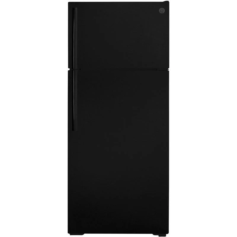 17.5 cu. ft. Top Freezer Refrigerator with Factory-Installed Icemaker (GIE18DTNRBB)