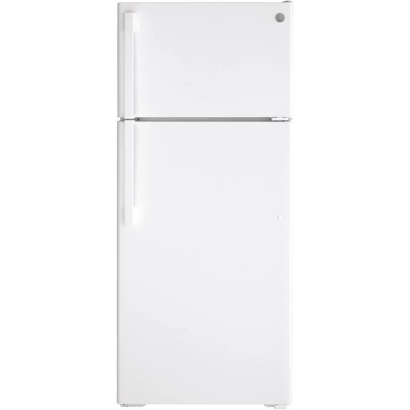 17.5 cu. ft. Top Freezer Refrigerator with Factory-Installed Icemaker (GIE18DTNRWW)