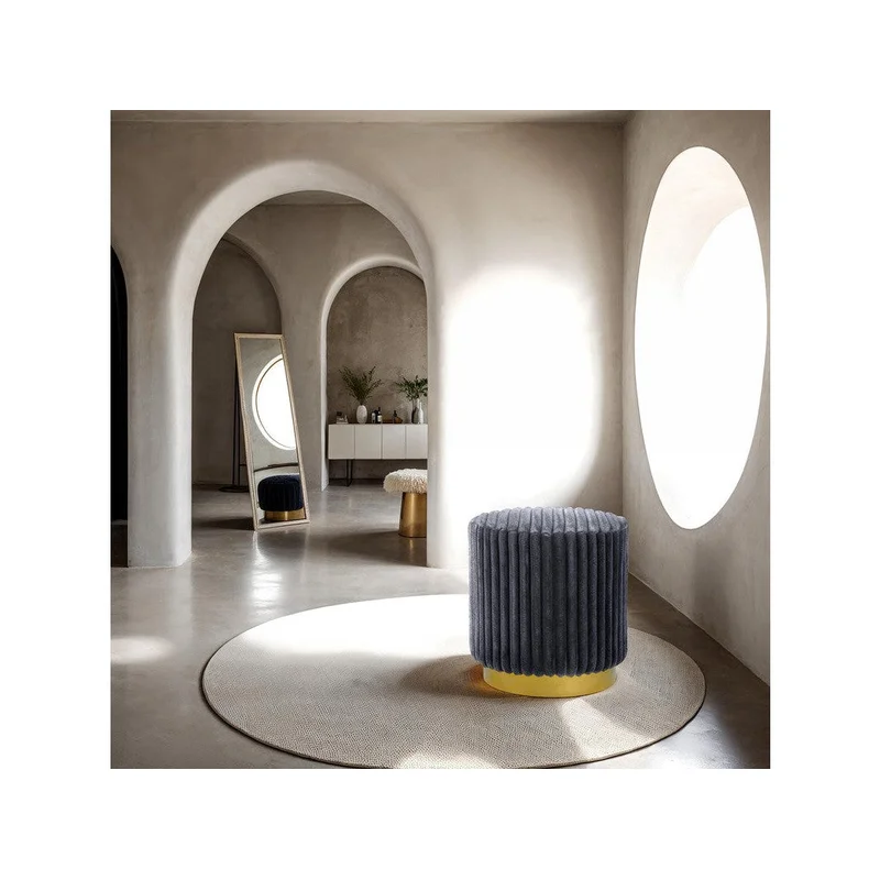 Yolanda Dark Gray Stool