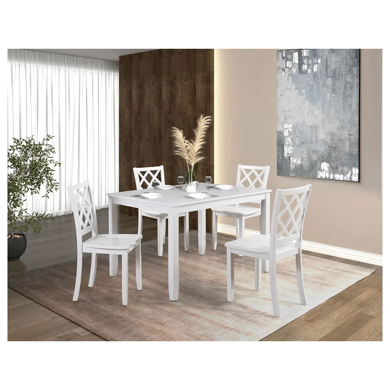 Yamhill White 5 Pc. Dining Room Set
