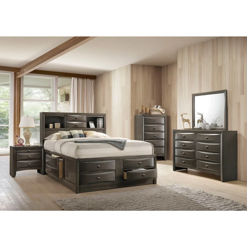 Zosimo Gray 4 Pc. Queen Bedroom Set