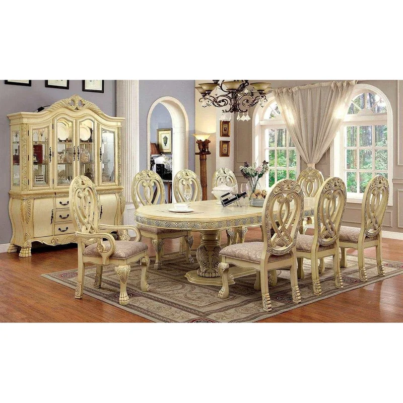 Wyndmere Vintage White 7 Pc. Dining Room Set
