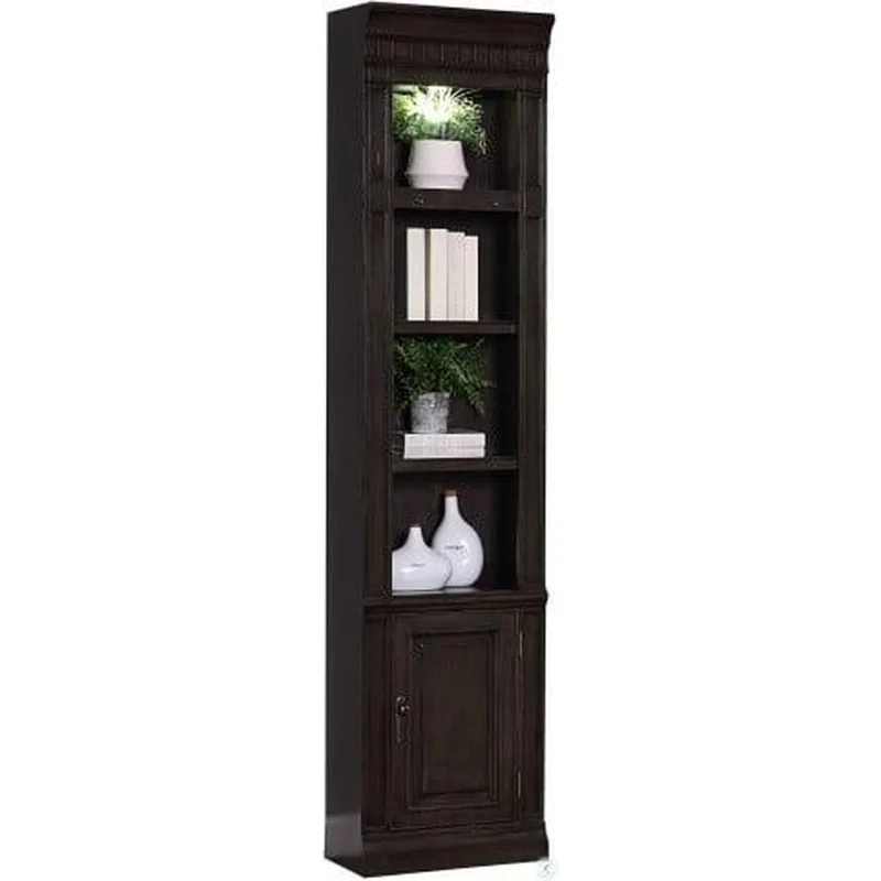 Parker House Washington Heights 22" Open Top Bookcase in Washed Charcoal