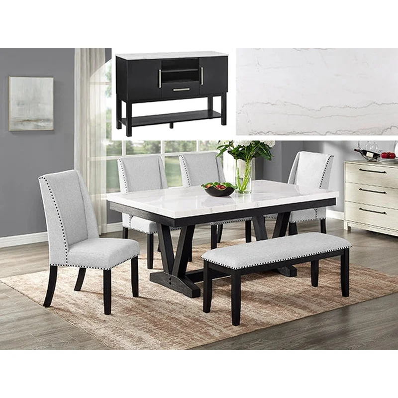 Varley Genuine Marble Dining Tbl
