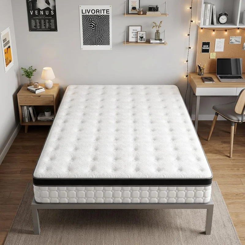 12 Twin Gel Memory Foam Hybrid Mattress