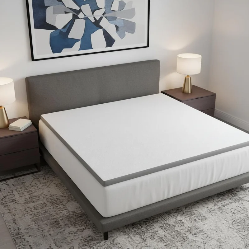 3 White Gel Memory Foam Twin Mattress Topper