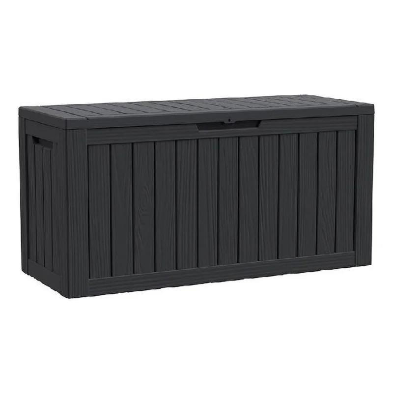 46 Black Polypropylene Water Resistant Deck Box