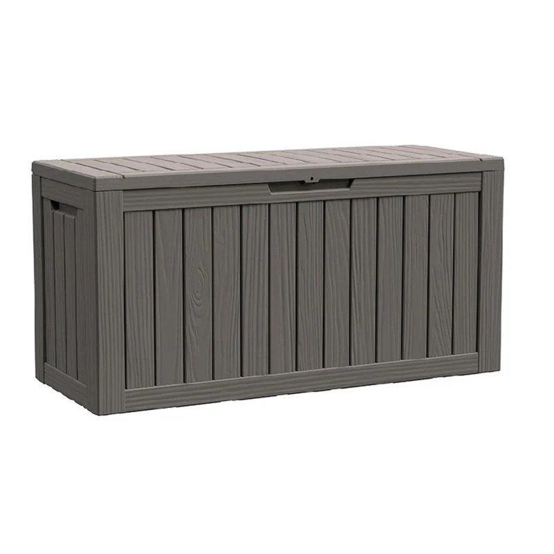 46 Light Brown Polypropylene Water Resistant Deck Box