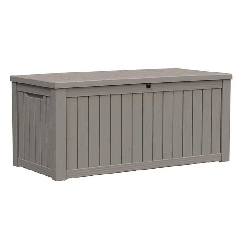 54 Light Brown Polypropylene Water Resistant Deck Box