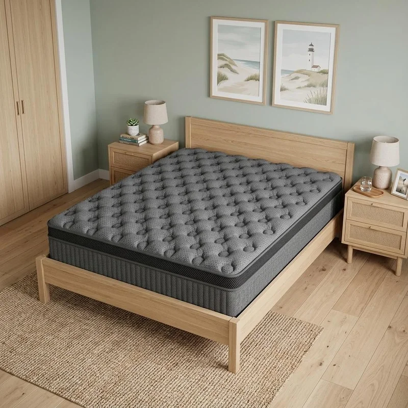 12 King Lumbar Support Memory Foam Hybrid Mattress