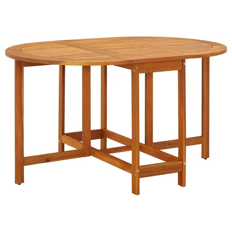 vidaXL Outdoor Dining Table - Robust Acacia Wood Patio Furniture - Weather-Resistant Garden and Terrance Rectangular Table - Eas