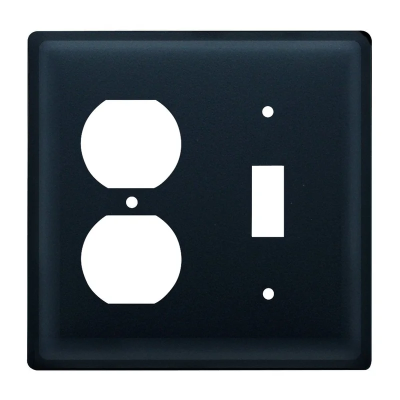 Village Wrought Iron Plain Outlet & Switch Cover