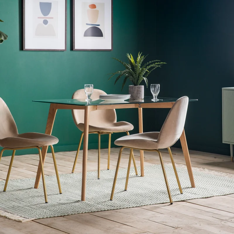 Barwick Rectangle Dining Table Oak 1200x800x750mm