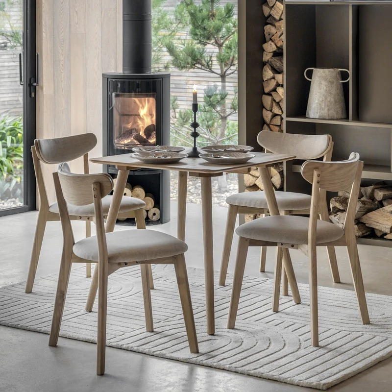 Tellisford Squre Dining Table Natural 770x750x770mm