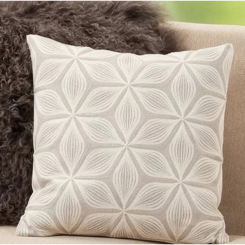 Arunveer Tile Design Square 100% Cotton Pillow Cover