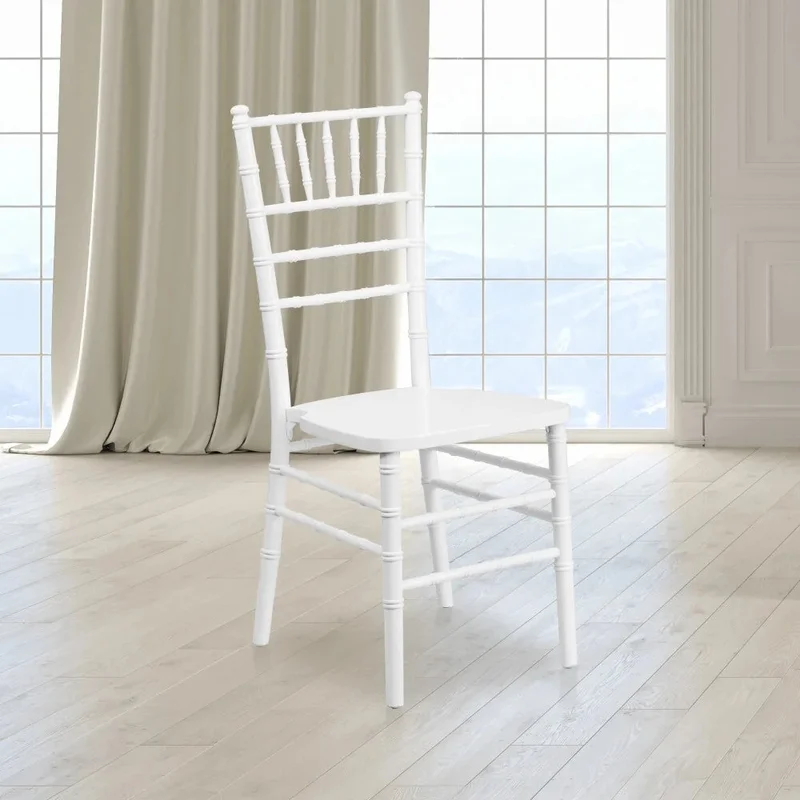 Chiavari Lightweight Wood Chair (Set of 2) - White