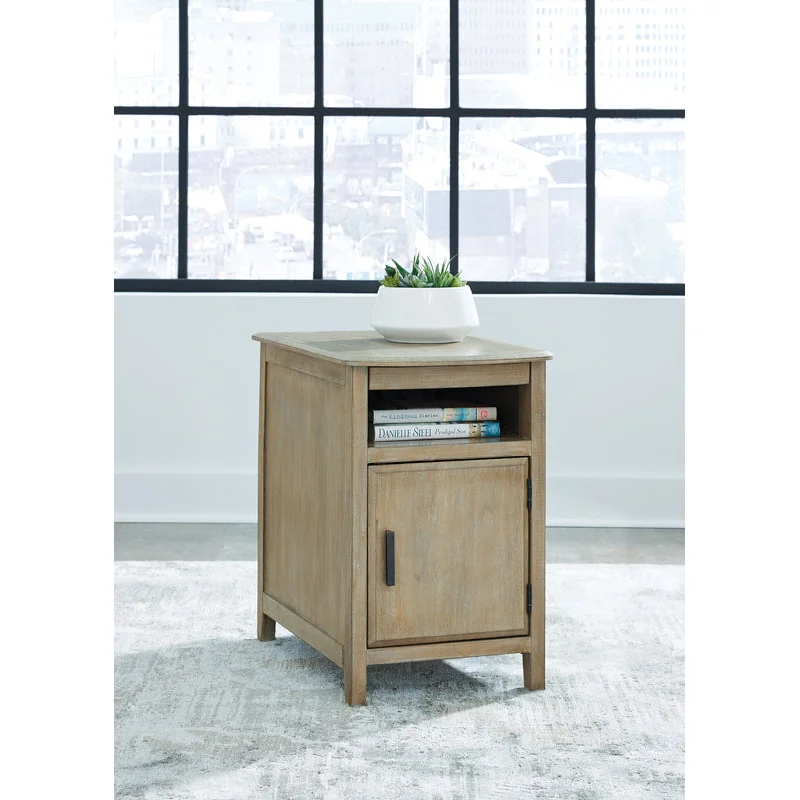 T310-317 Side End Table (USB Ports/Power Outlet)
