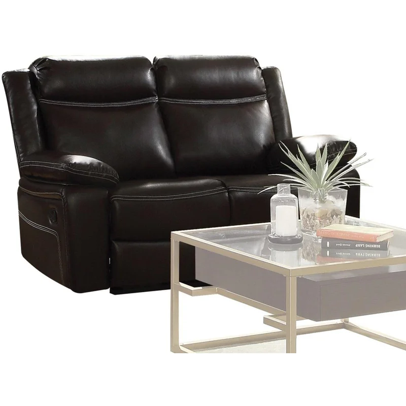 Acme Furniture Corra Motion Loveseat in Espresso 52051