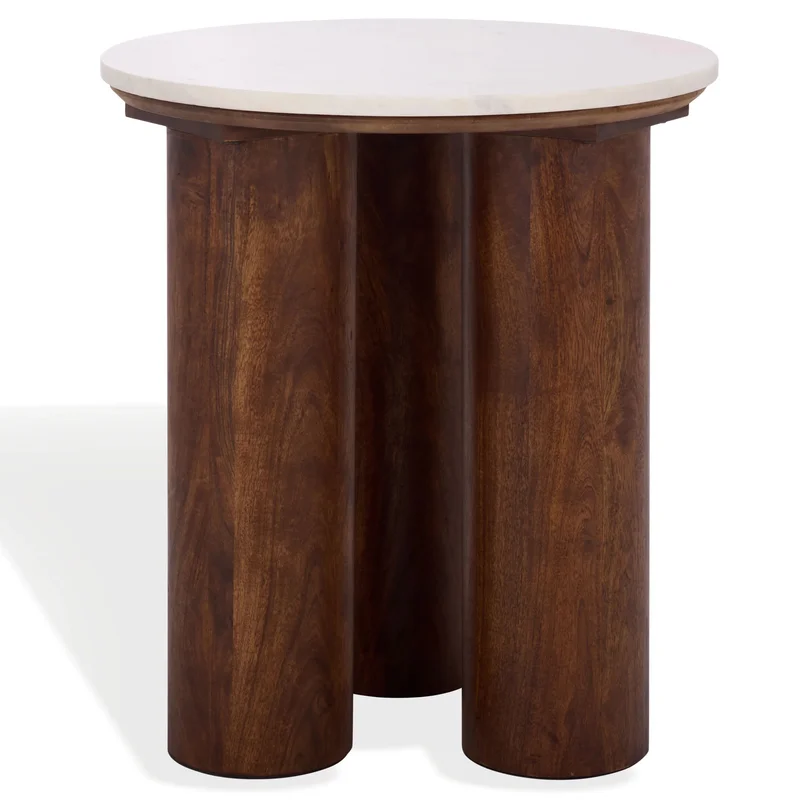 Soniaclara Marble Top Round Accent Table