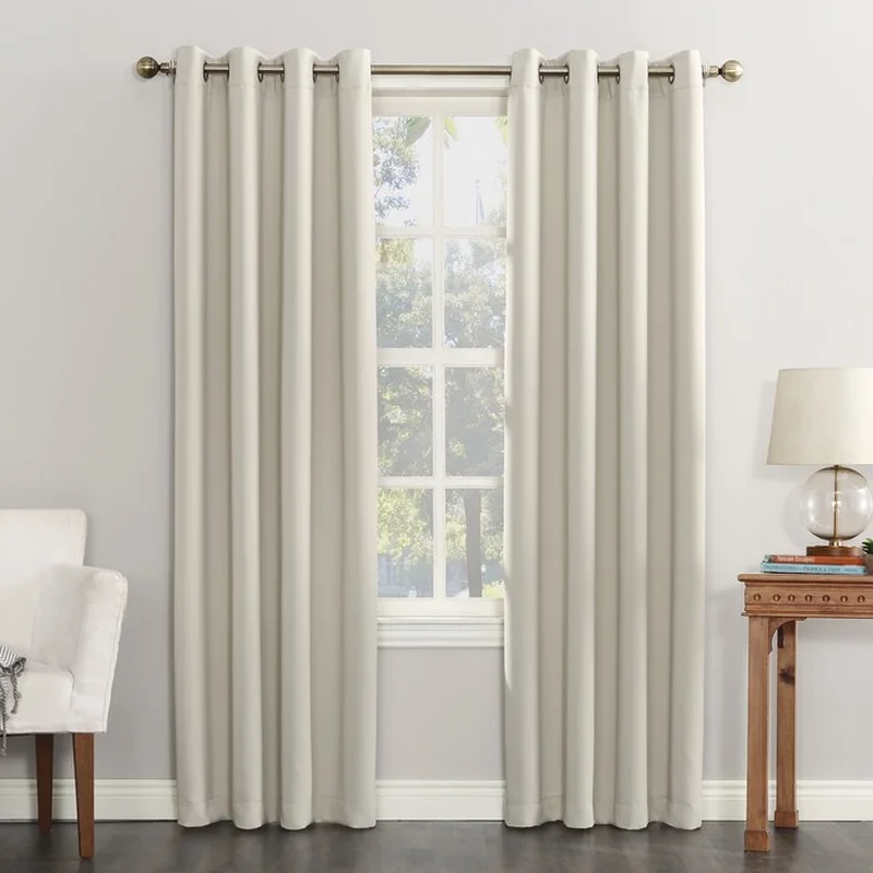 40" W x 63" L Solid Blackout Grommet Curtain Panel (Set of 4)