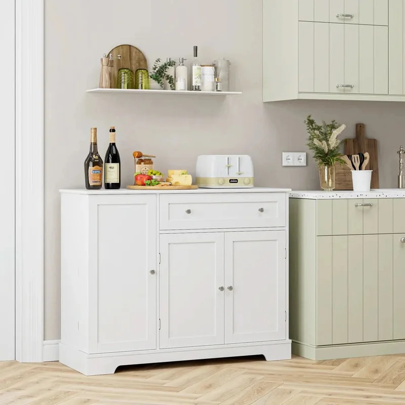 Sideboard Cabinet Stylish Storage with Drawer & Cabinets