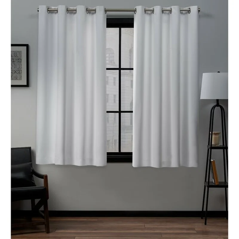 52" W x 63" L Kennith Polyester Blackout Curtain Pair (Set of 2)