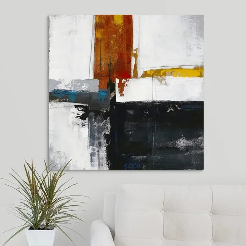 Stroke Of Luck II by Sydney Edmunds - Painting on Canvas 30 x 30