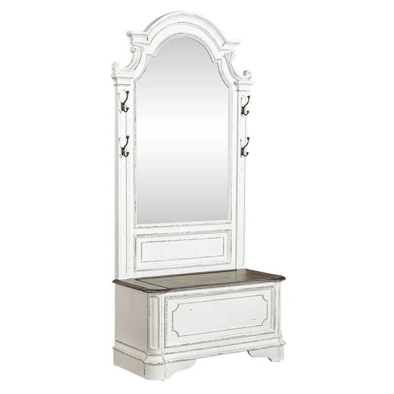 2 Piece Magnolia Manor Hall Tree Set by Liberty Furniture