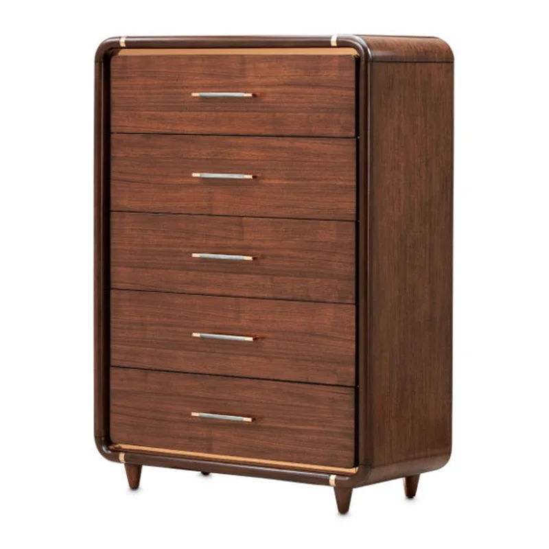 AICO Furniture Mason Park Gentelmen's Chest in Umber