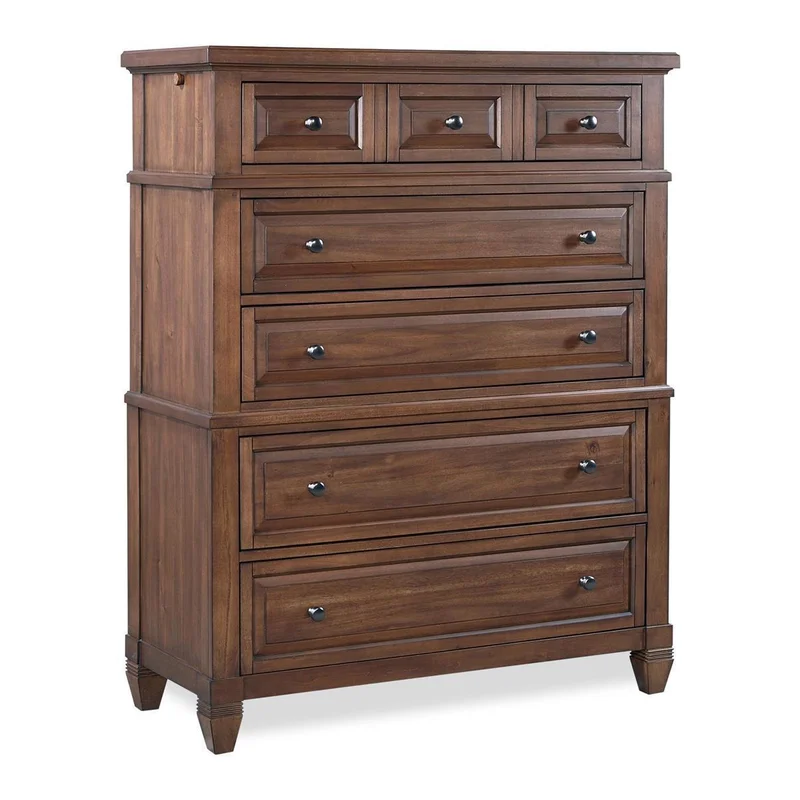 Aspenhome Furniture Thornton 5 Drawer Chest in Sienna