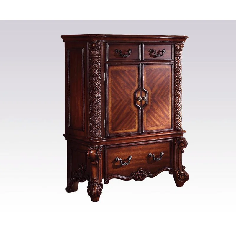 Vendome Traditional Drawer Chest In Cherry 22006 CLOSEOUT